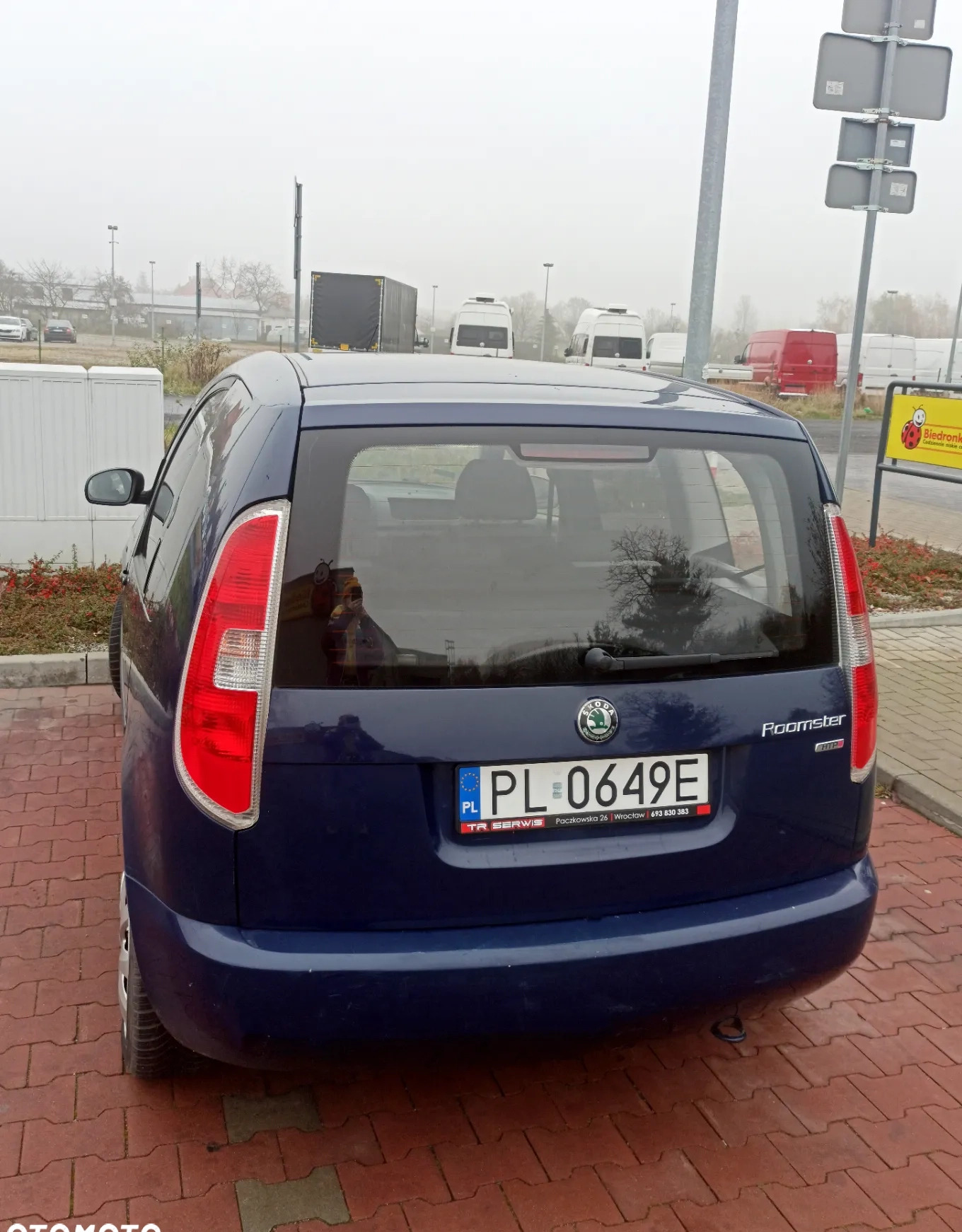 Skoda Roomster cena 9300 przebieg: 245000, rok produkcji 2009 z Wrocław małe 11